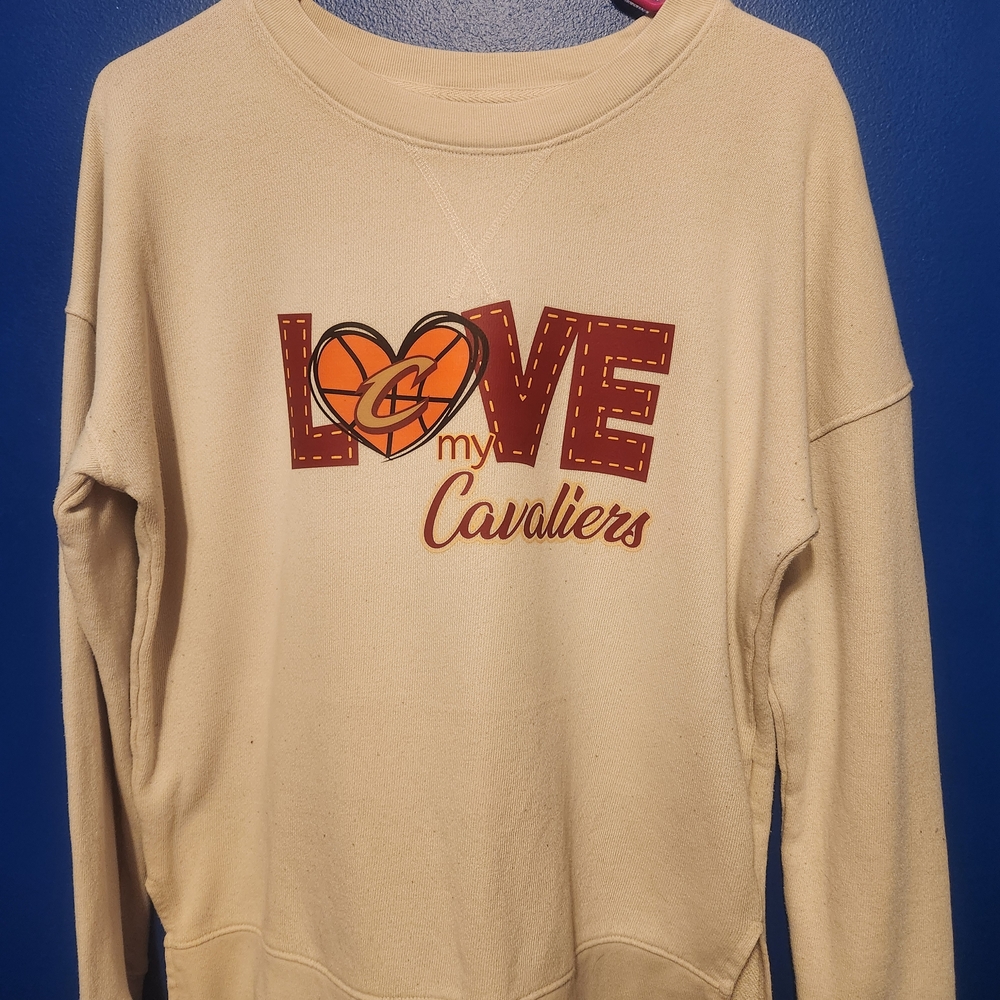 Cavaliers Cream Crew Neck Sweater